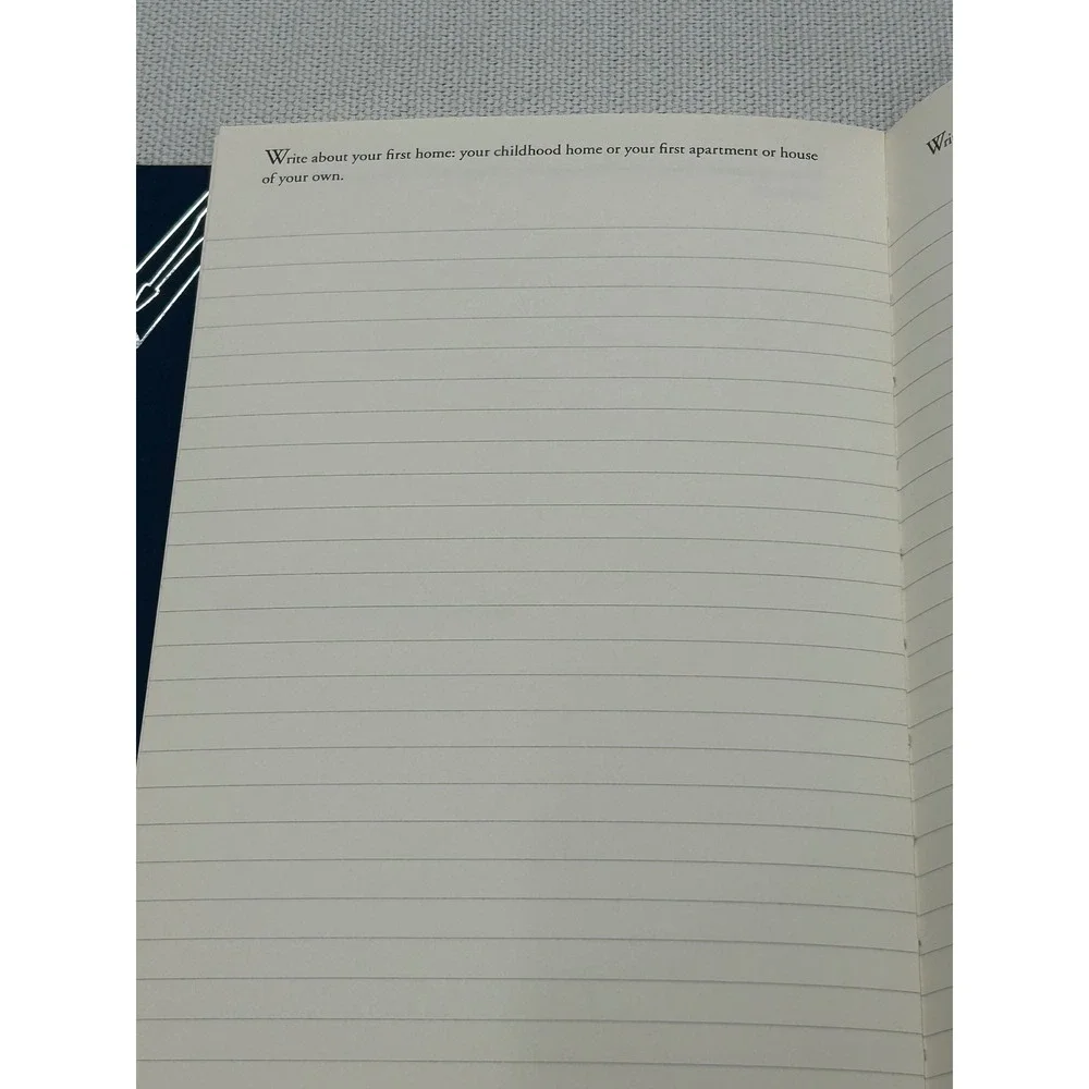 Piccadilly 300 Writing Prompts Guided Journal Navy Blue Paperback‎ Creative